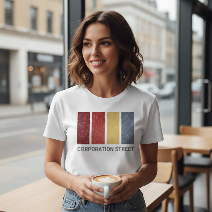Corporation Street  - T-Shirt - Colour Block Design