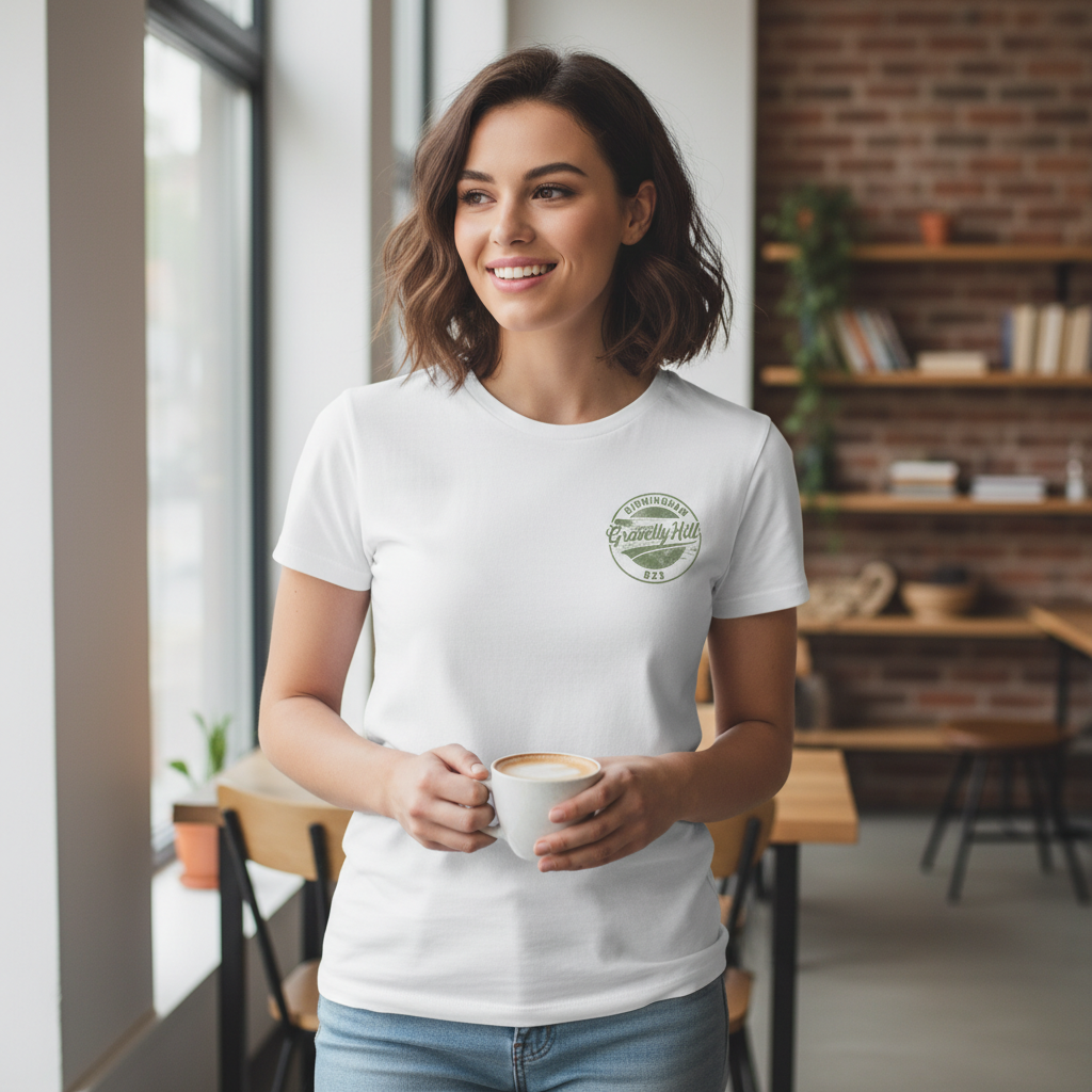 Gravelly Hill - T-Shirt - B23 Vintage Stamp Design