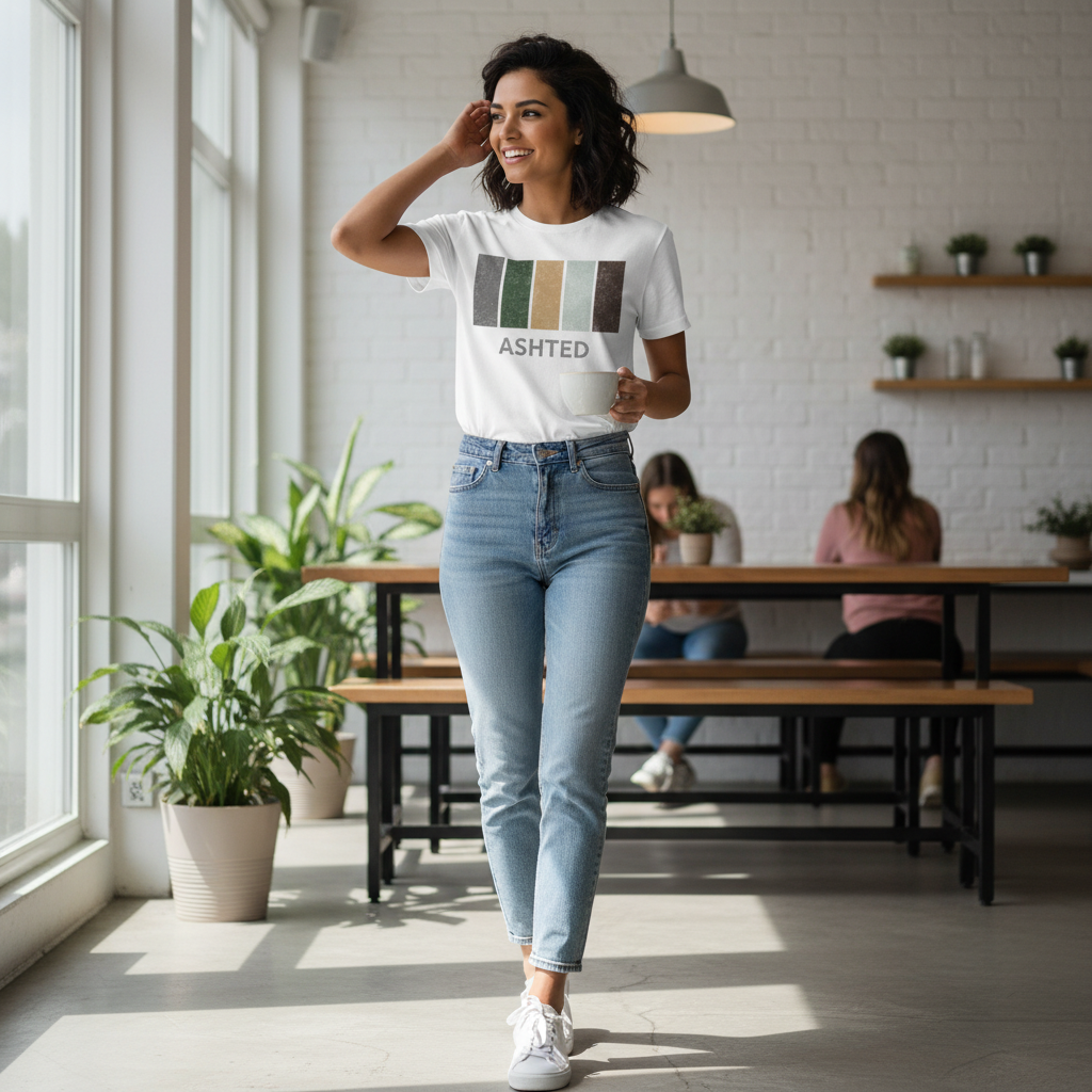 Ashted - T-Shirt - Colour Block Design