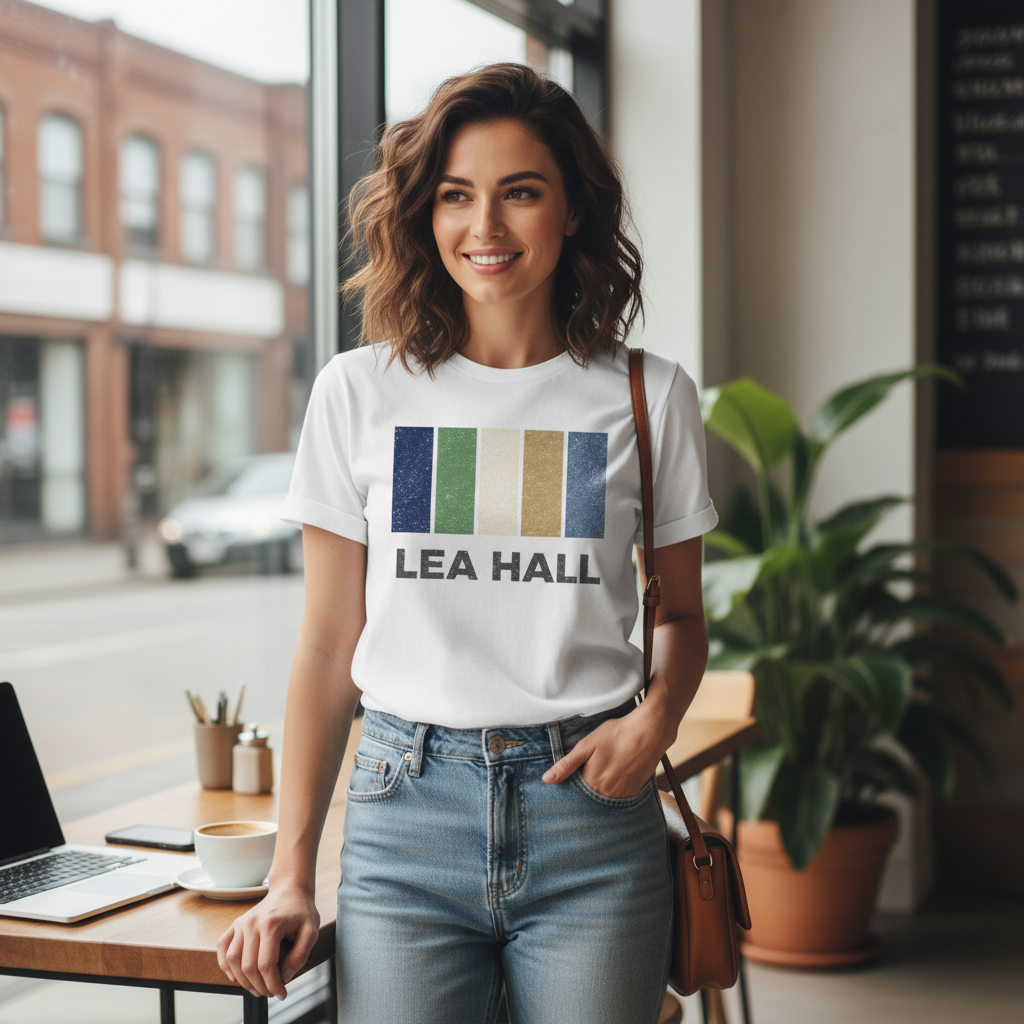 Lea Hall - T-Shirt - Colour Block Design
