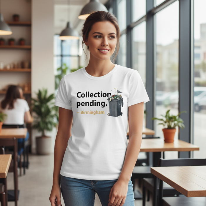 Birmingham - T-Shirt - Bin Strikes Collection Pending Funny Design
