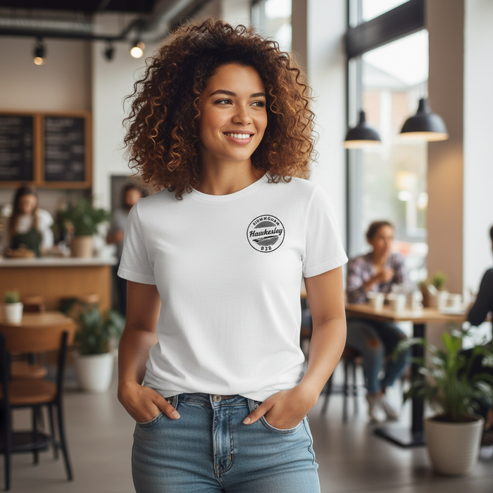 Hawkesley - T-Shirt - B38 Vintage Stamp Design
