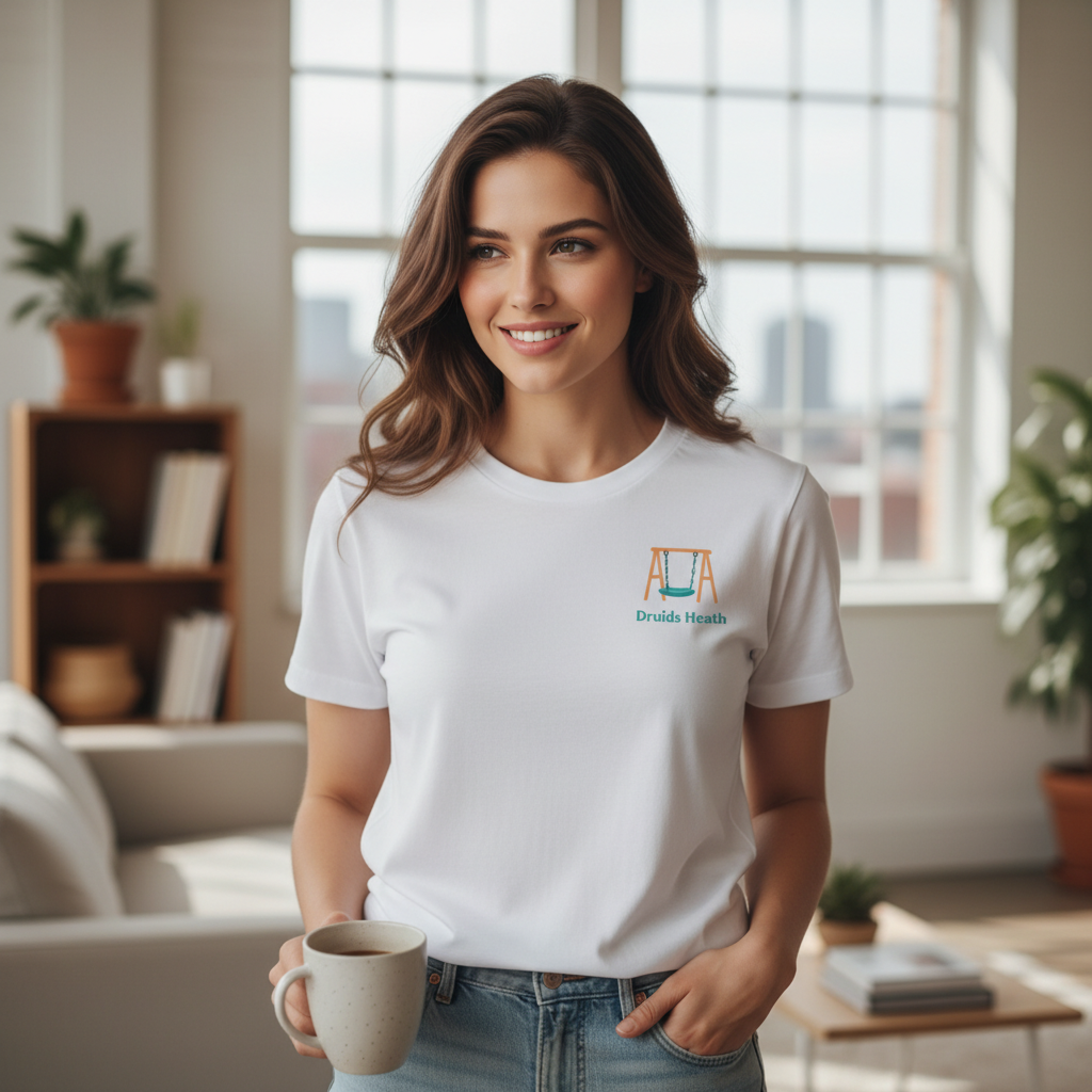 Druids Heath - T-Shirt - Minimal Cool Design - Playgrouund Swing