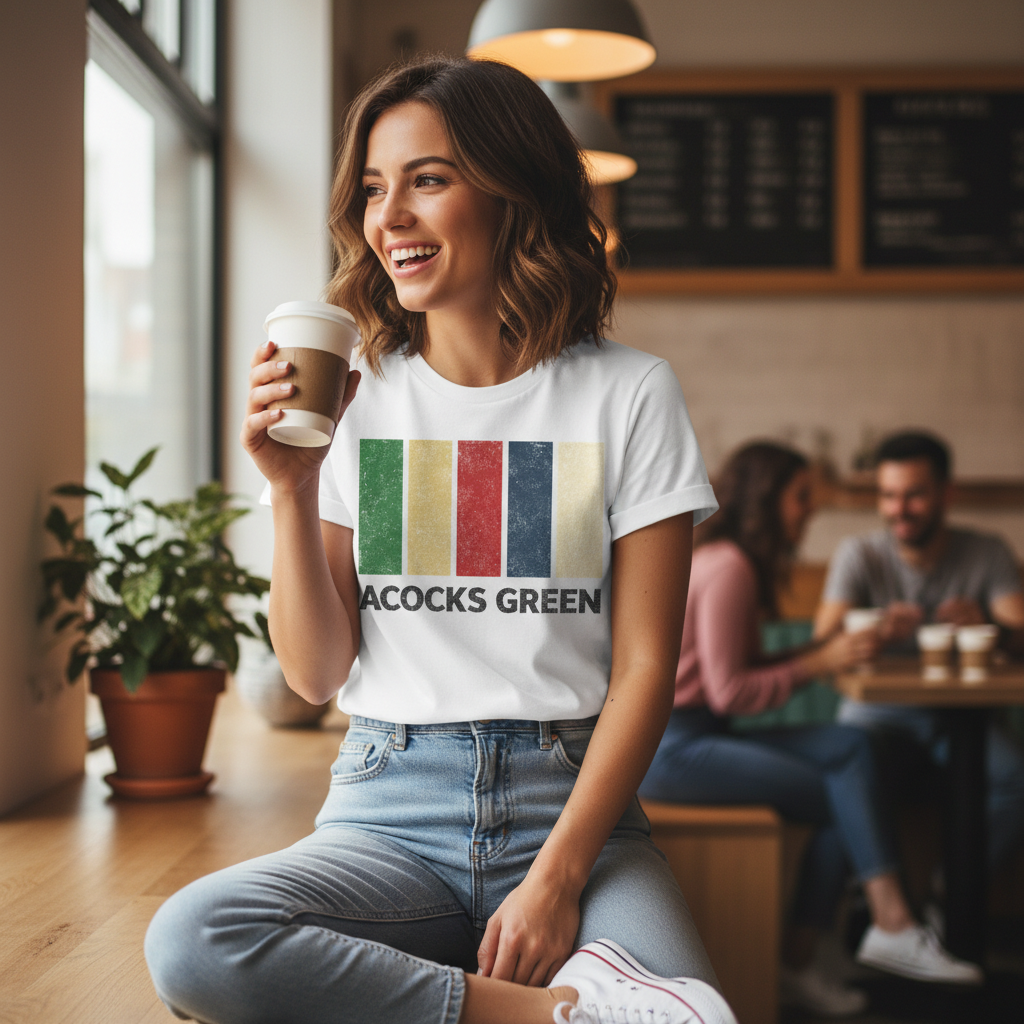 Acocks Green - T-Shirt - Colour Block Design