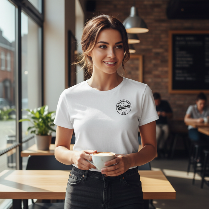 Quinton - T-Shirt - B32 Vintage Stamp Design