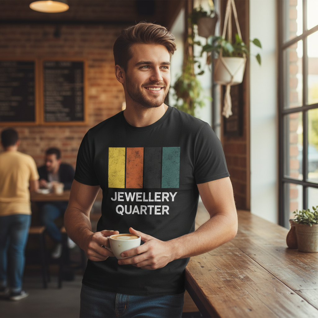 Jewellery Quarter - T-Shirt - Colour Block Design