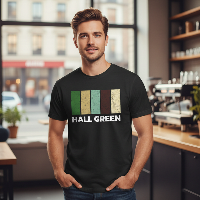 Hall Green - T-Shirt - Colour Block Design