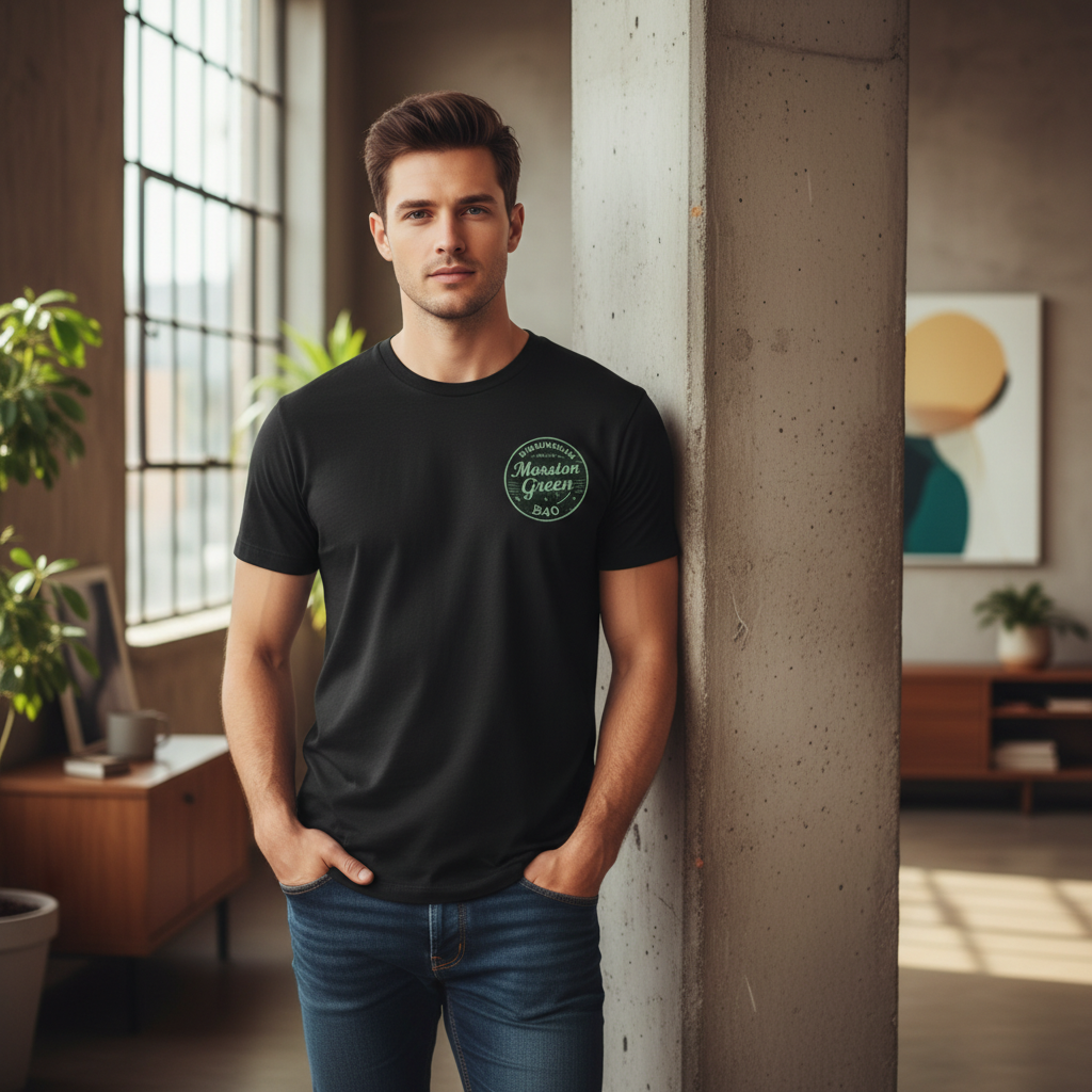 Marston Green - T-Shirt - B40 Vintage Stamp Design