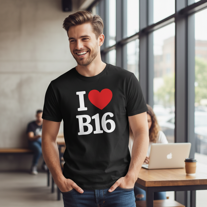 Ladywood - T-Shirt - I heart B16 Design