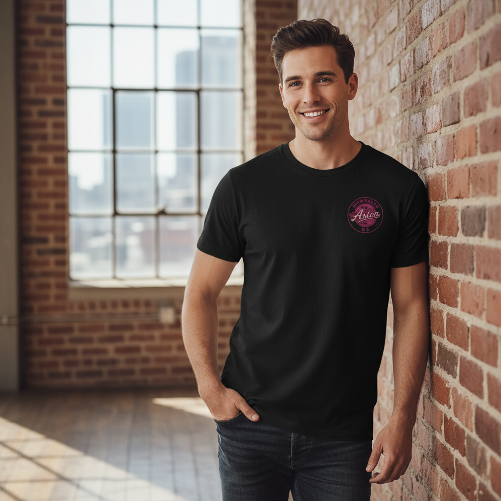 Aston - T-Shirt - B6 Vintage Stamp Design