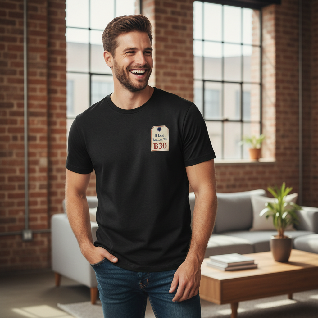 Cotteridge - T-Shirt - If Lost, Return To B30 Design