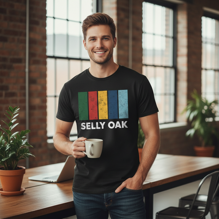 Selly Oak - T-Shirt - Colour Block Design