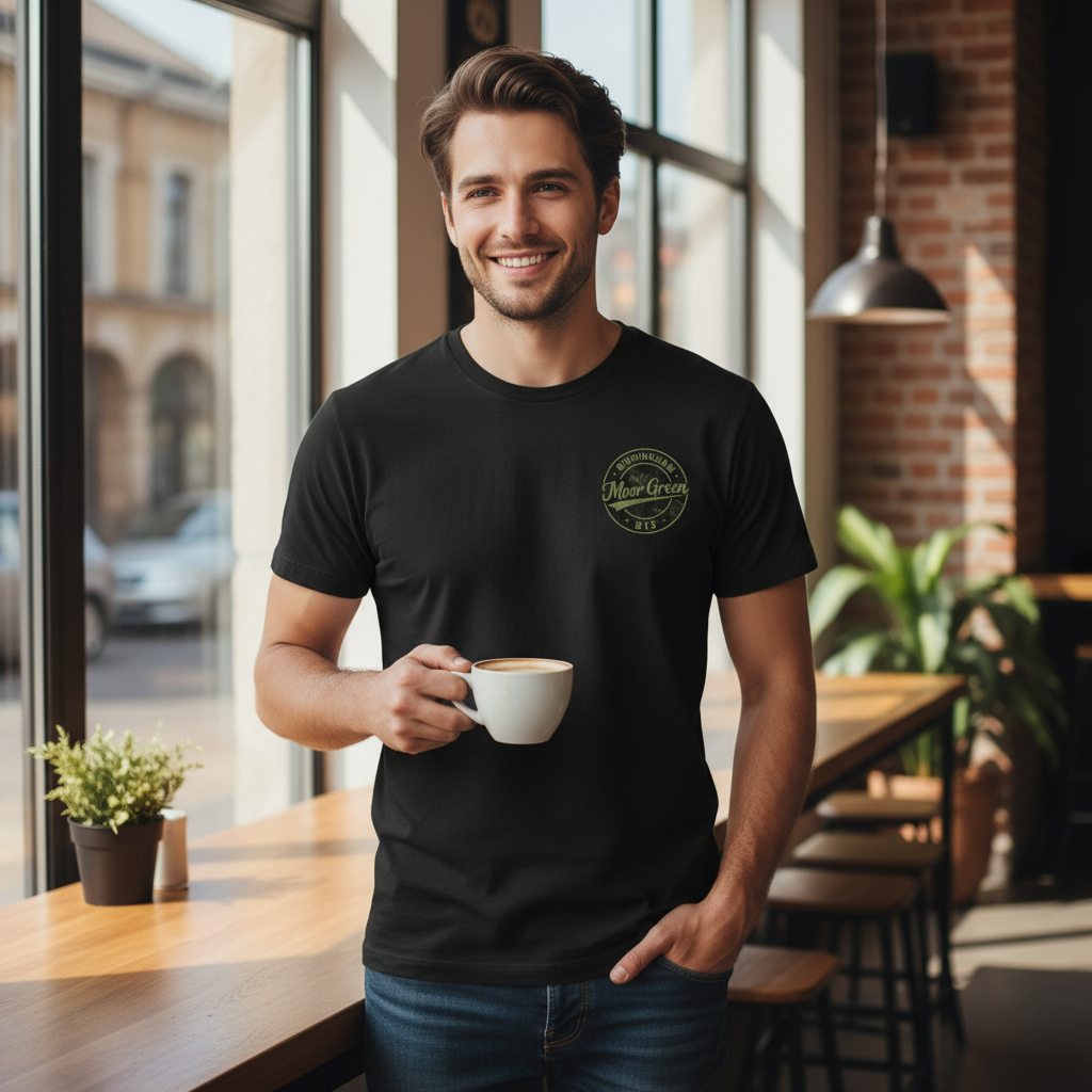 Moor Green - T-Shirt - B13 Vintage Stamp Design