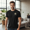 Aston Villa Fan Gift T-Shirt - Black Cotton Vintage Football Design with Minimalist Style