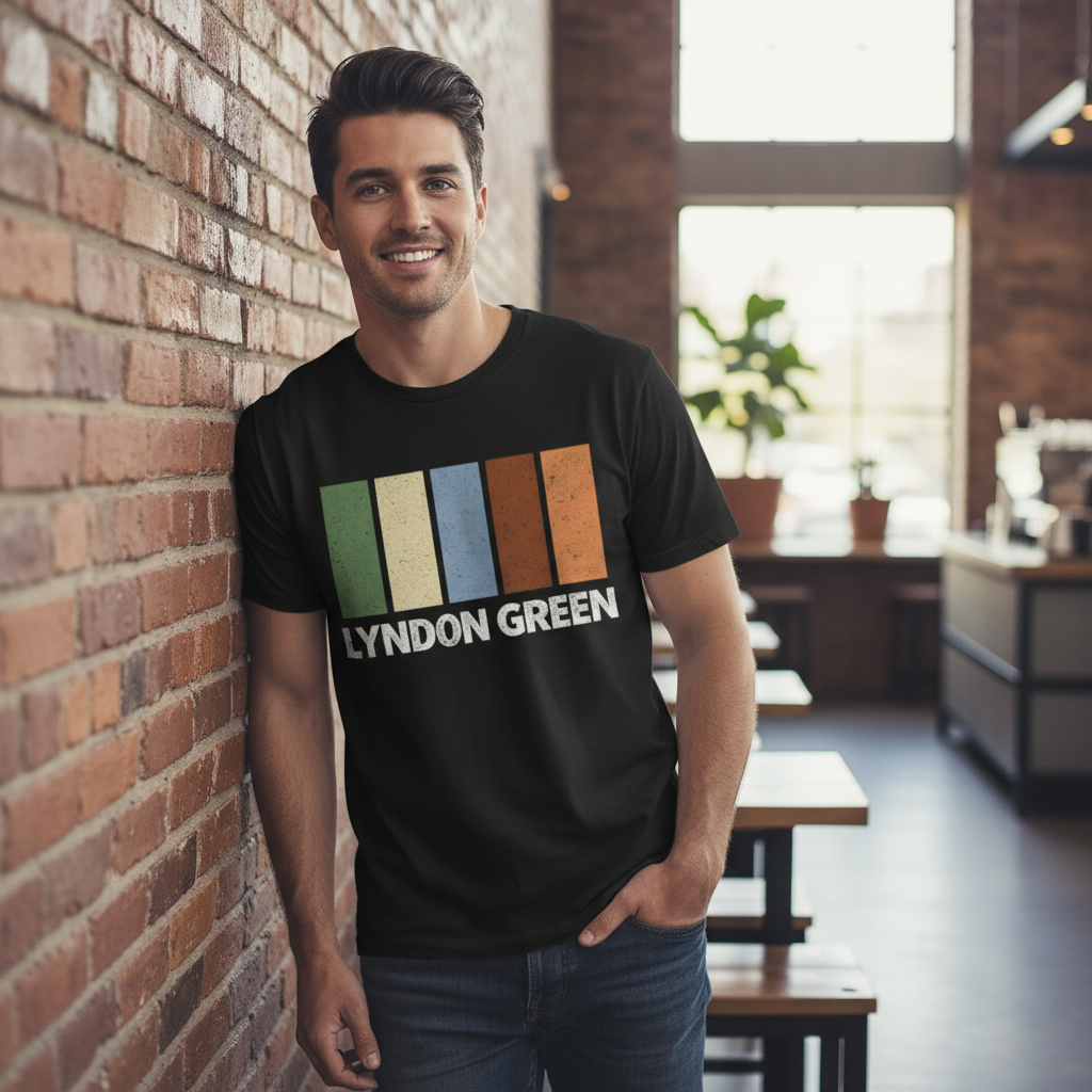 Lyndon Green - T-Shirt - Colour Block Design