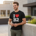 B2 - T-Shirt - I Heart B2 Design - Birmingham City Centre | New Street