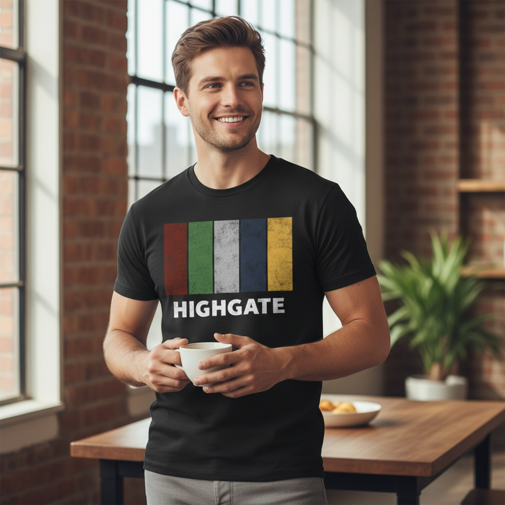 Highgate - T-Shirt - Colour Block Design