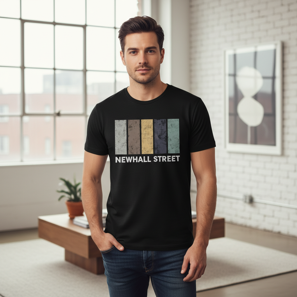 Newhall Street - T-Shirt - Colour Block Design