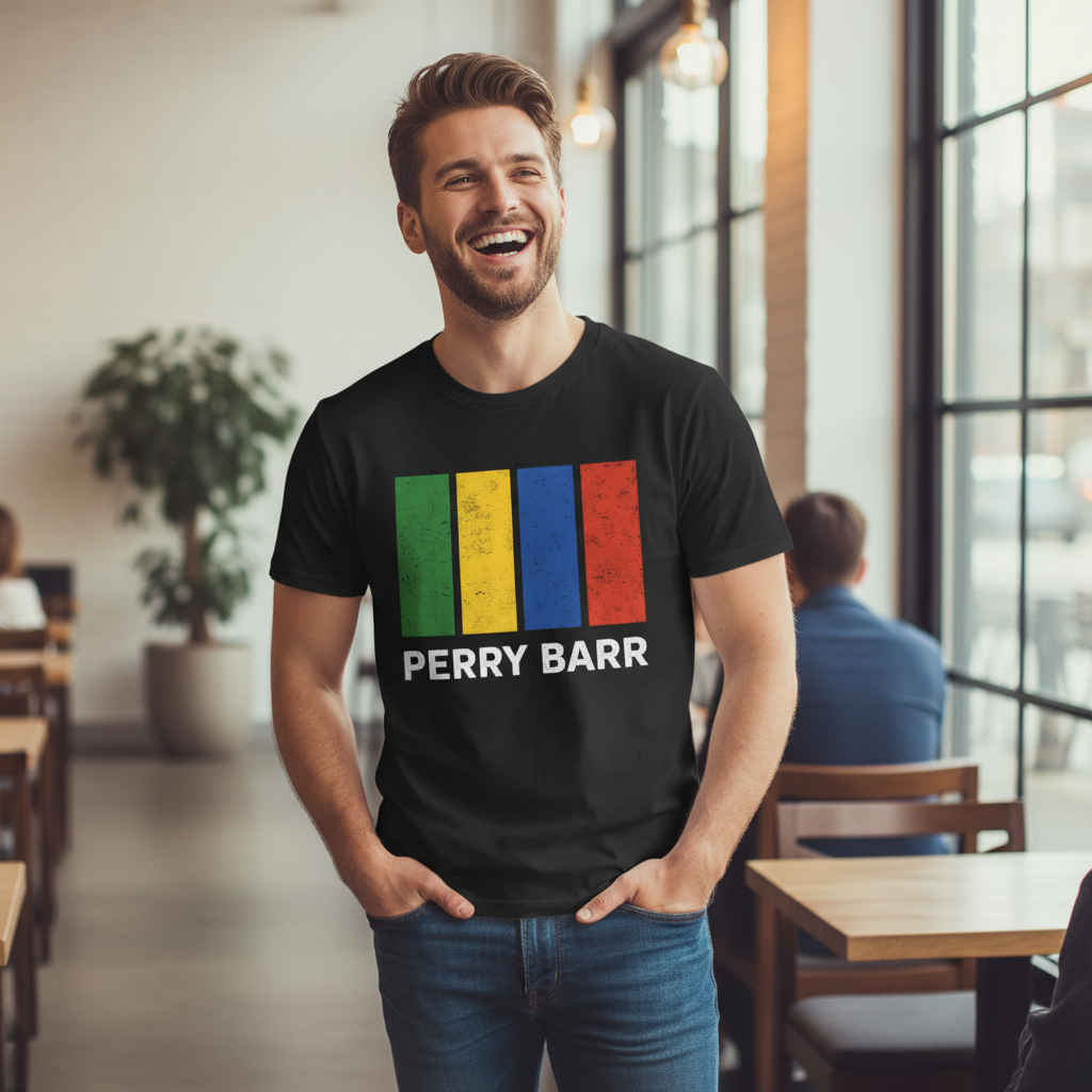 Perry Barr - T-Shirt - Colour Block Design