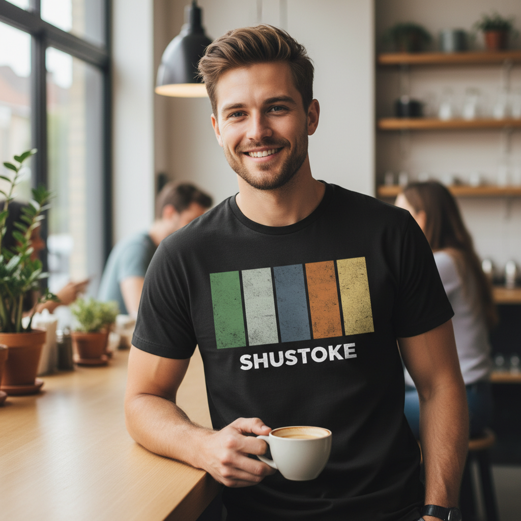Shustoke - T-Shirt - Colour Block Design
