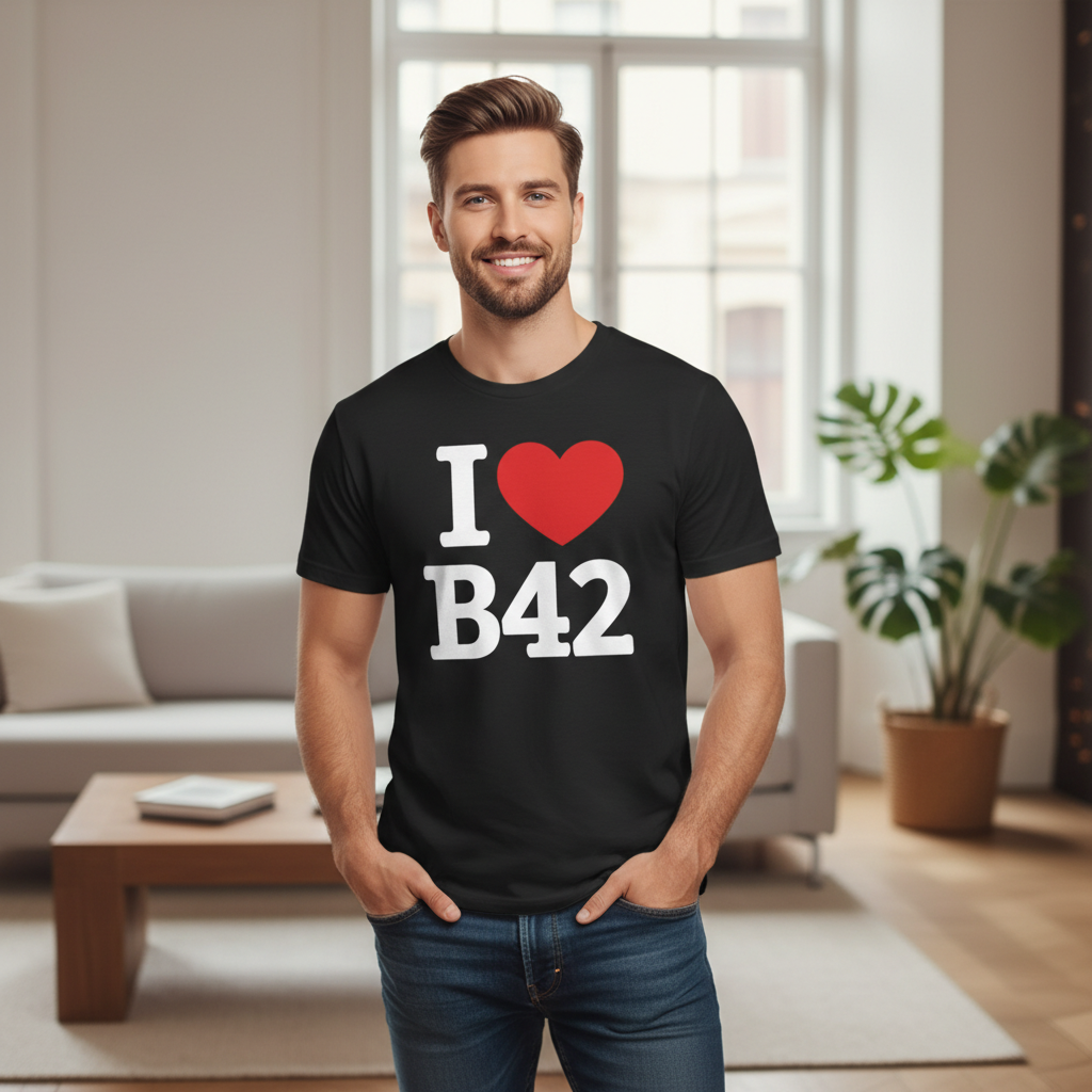 Hamstead - T-Shirt - I Heart B42 Design