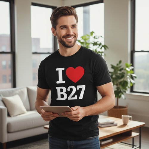 Acocks Green - T-Shirt - I Heart B27 Design