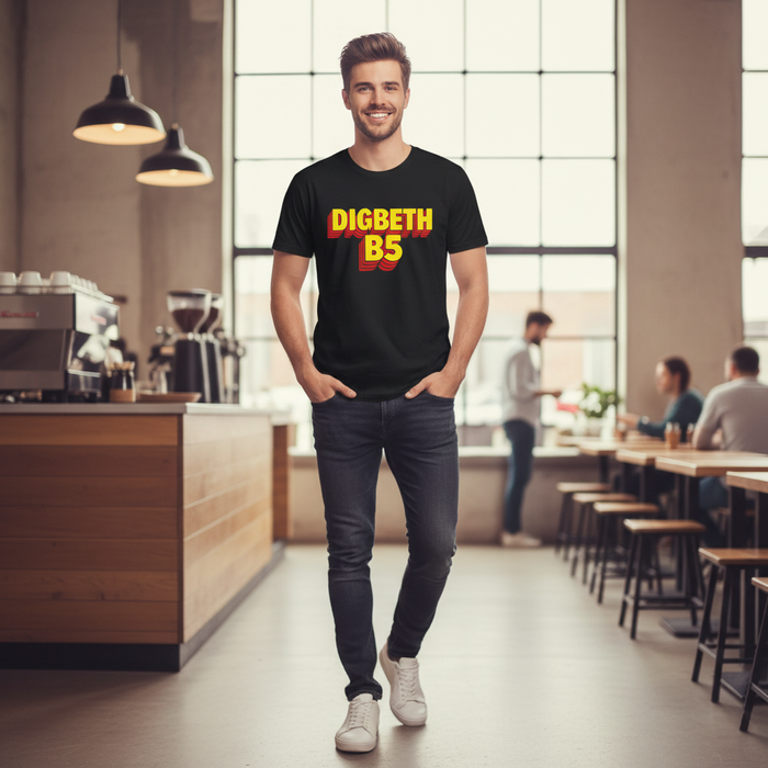Digbeth - T-Shirt - Bold 3D Type Design