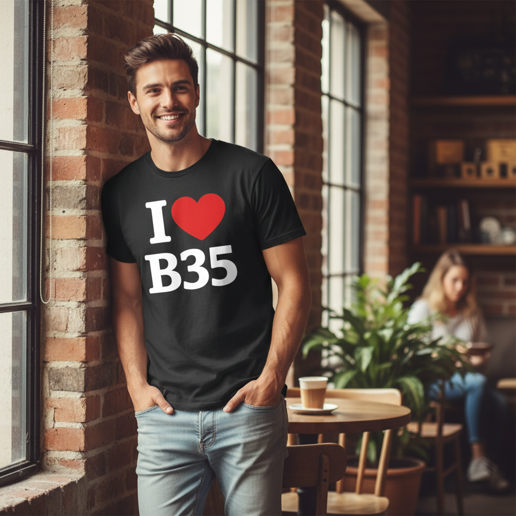 Castle Vale - T-Shirt - I Heart B35 Design