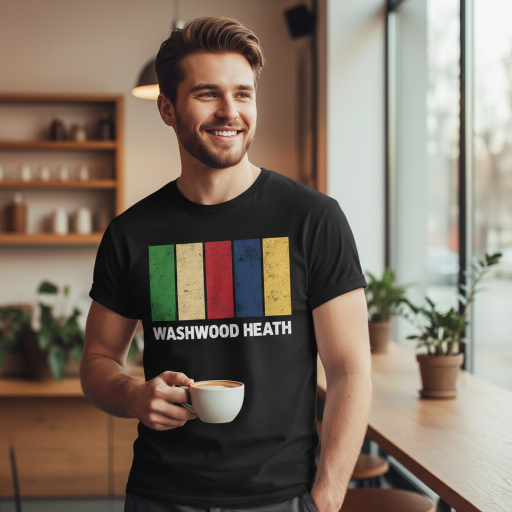 Washwood Heath - T-Shirt - Colour Block Design