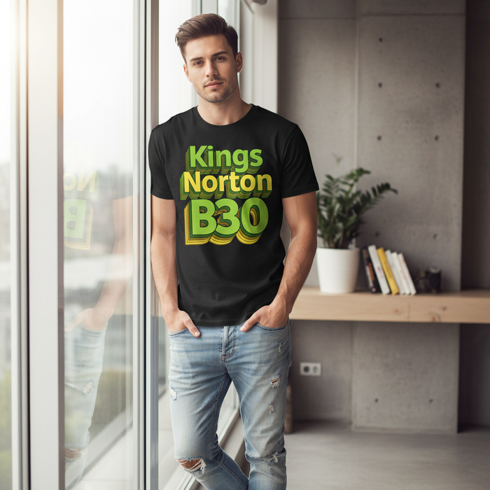 Kings Norton - T-Shirt - Bold 3D Type Design