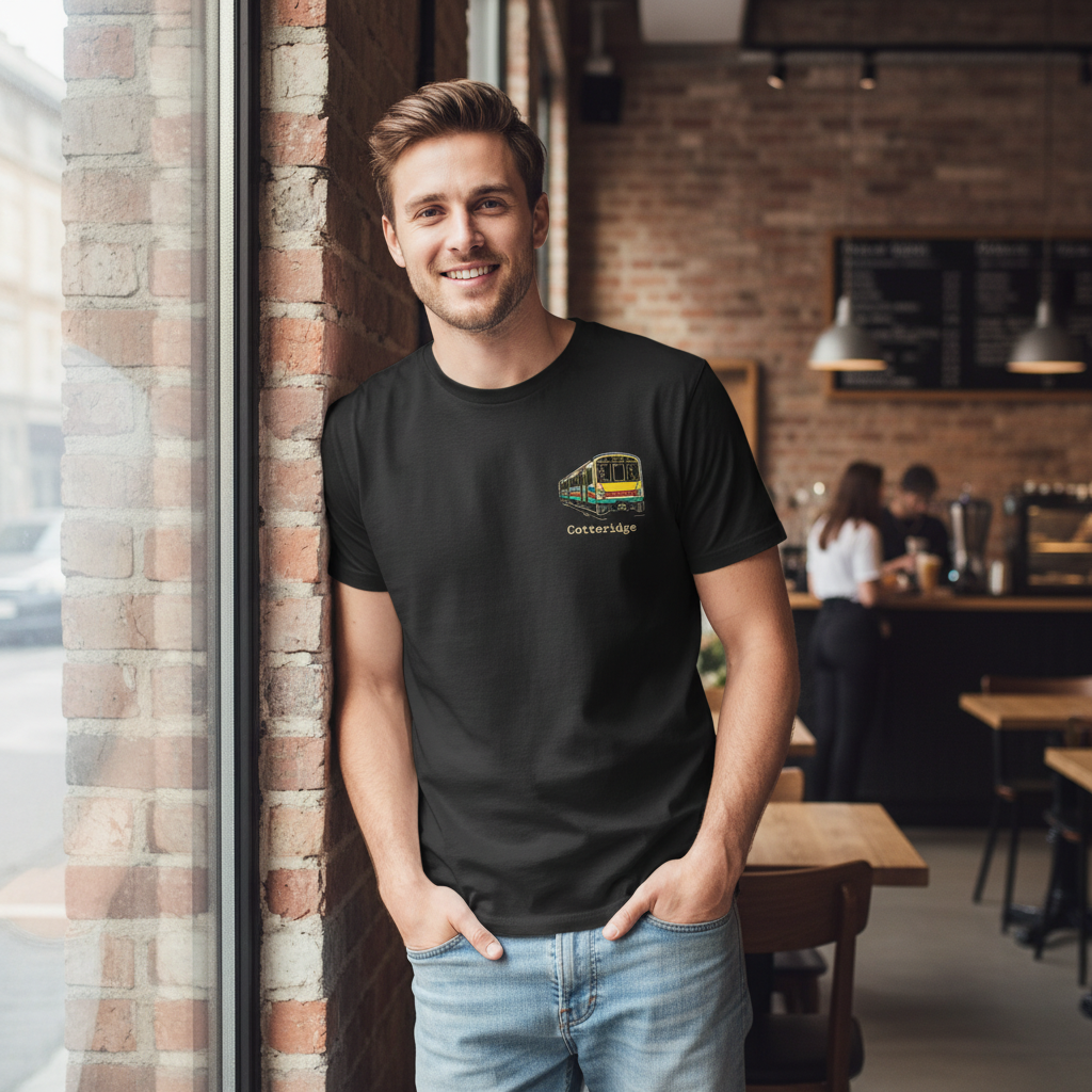 Cotteridge - T-Shirt - Minimal Cool Design - Train