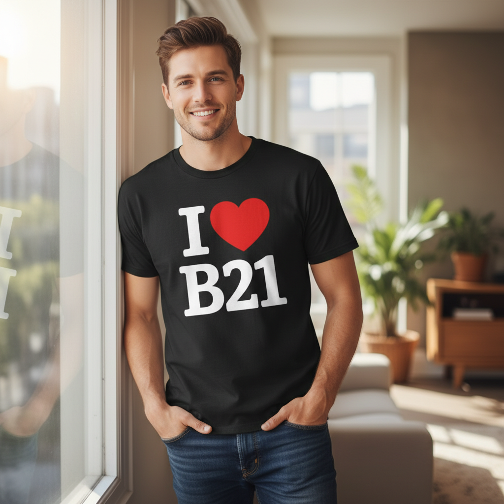 Handsworth - T-Shirt - I Heart B21 Design