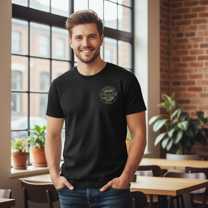 Pheasey - T-Shirt - B43 Vintage Stamp Design