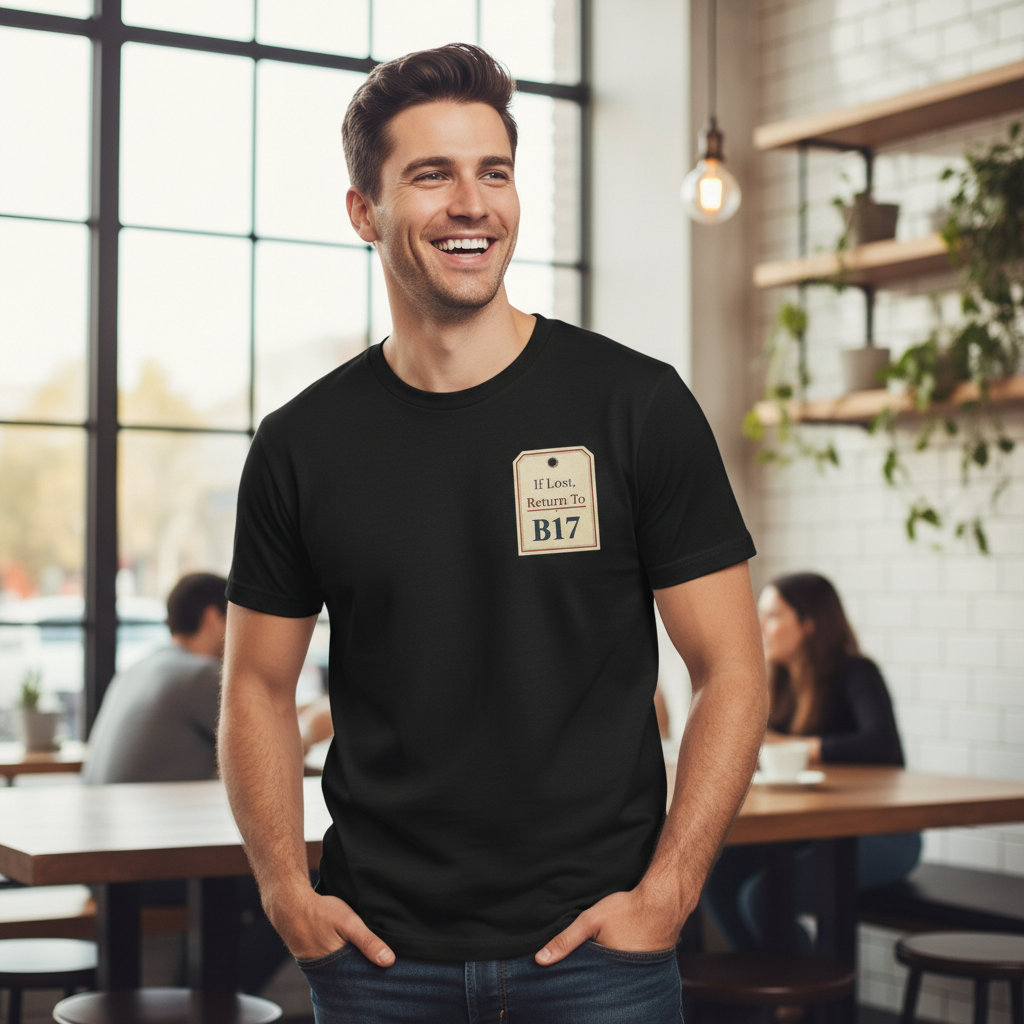 Harborne - T-Shirt - If lost, return to B17 Design