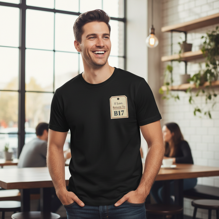 Harborne - T-Shirt - If lost, return to B17 Design