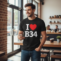 Buckland End - T-Shirt - I Heart B34 Design