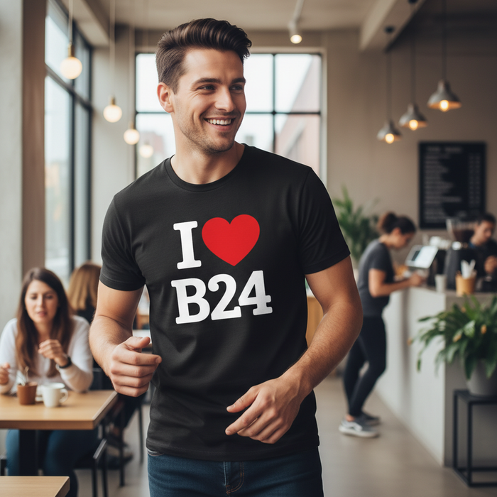 Erdington - T-Shirt - I Heart B24 Design