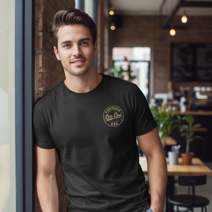 Lea End - T-Shirt - B48 Vintage Stamp Design