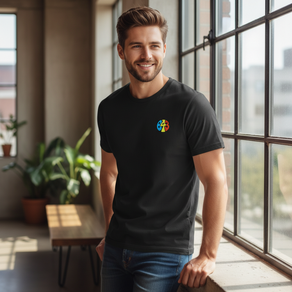 B43 - T-Shirt - Vintage Stamp Design