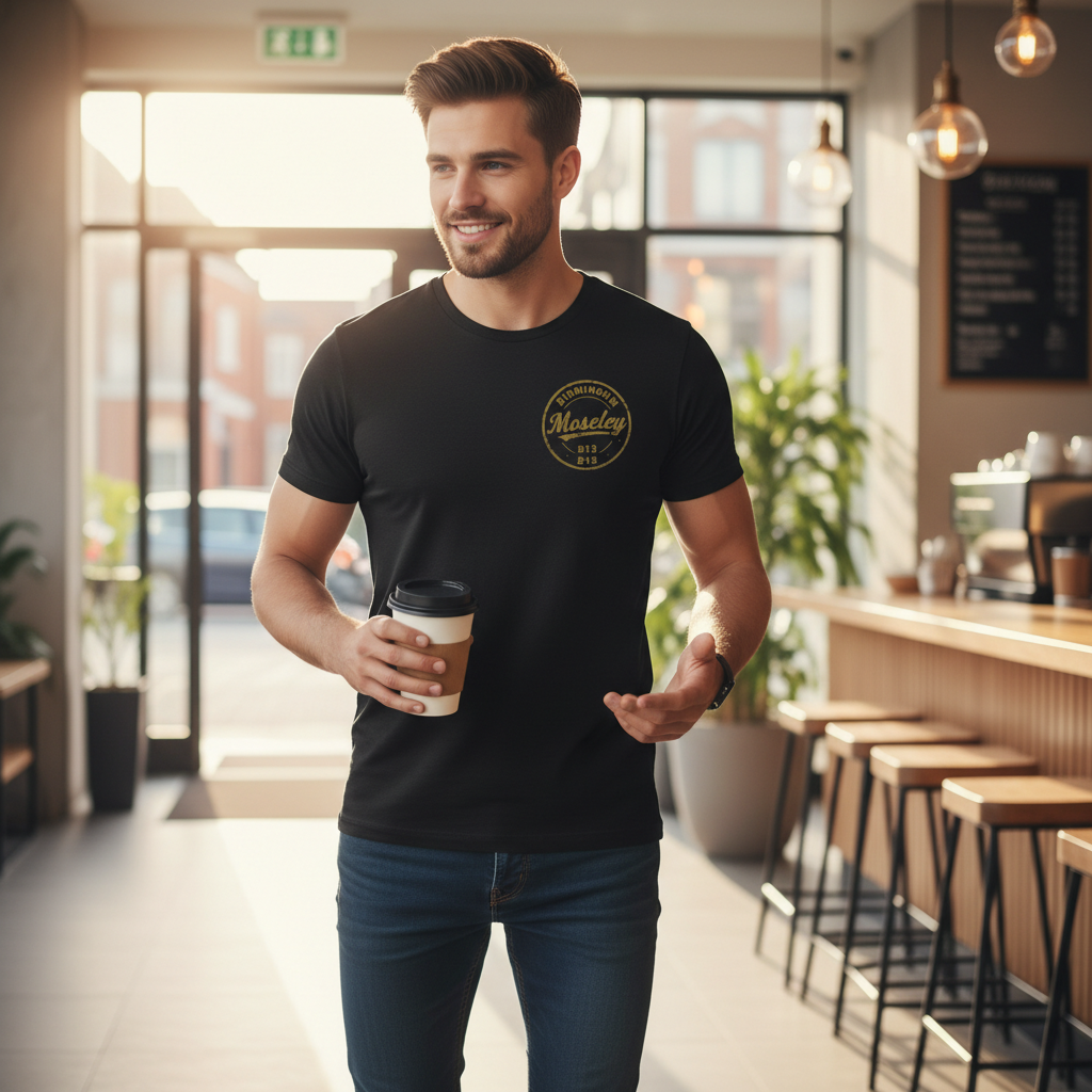 Moseley - T-Shirt - B13 Vintage Stamp Design
