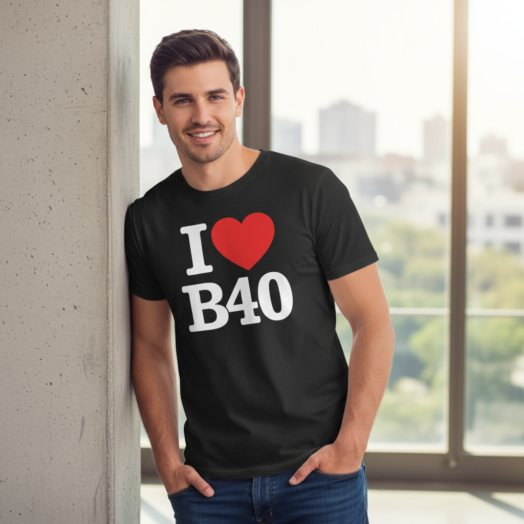 Bickenhill - T-Shirt - I Heart B40 Design