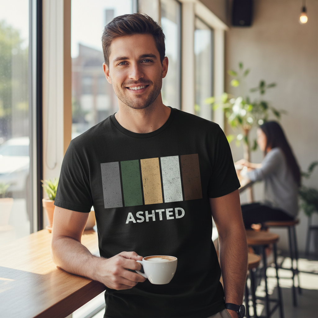 Ashted - T-Shirt - Colour Block Design