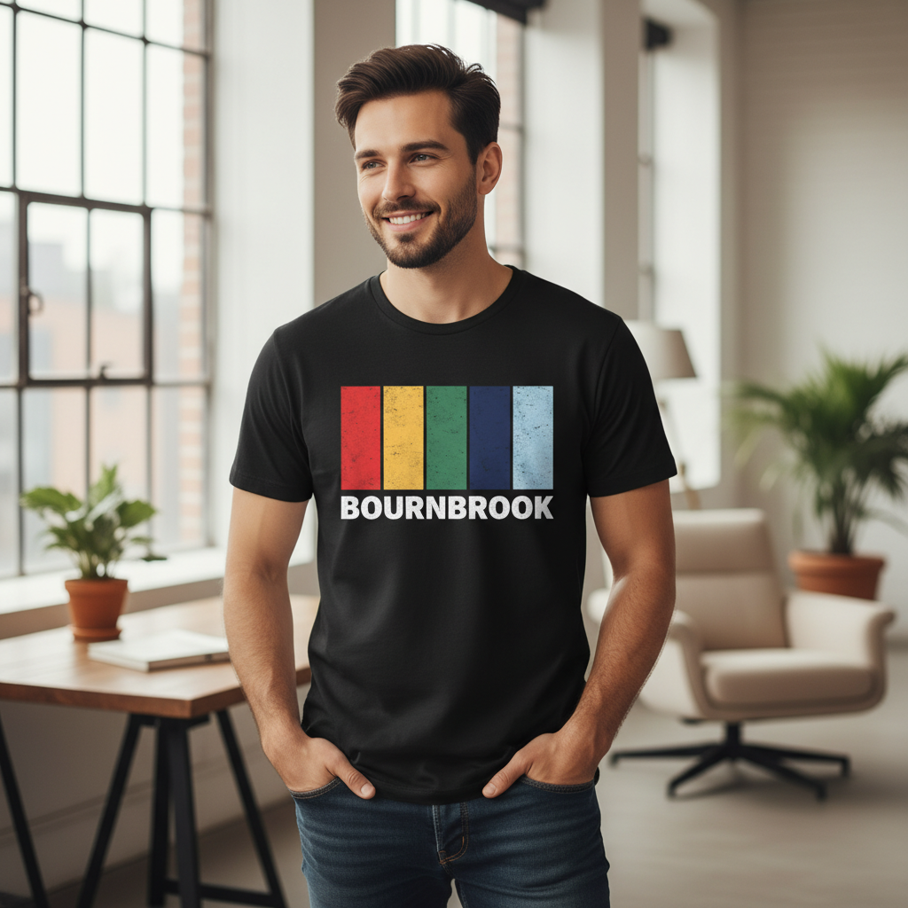 Bournbrook - T-Shirt - Colour Block Design