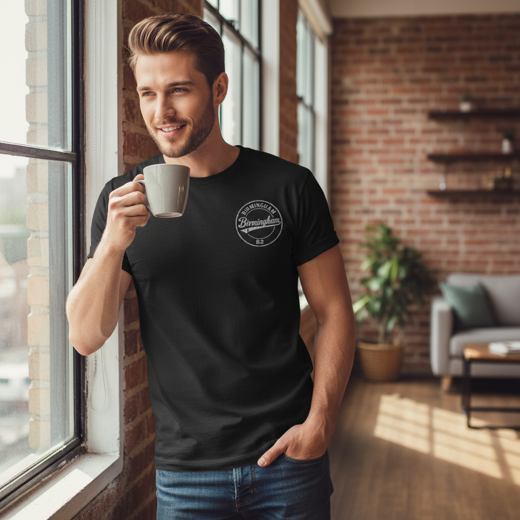 Birmingham - T-Shirt - B2 Vintage Stamp Design