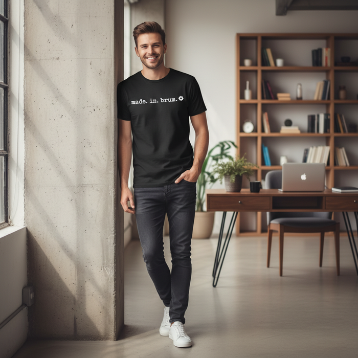 Birmingham - T-Shirt  - Made in Brum - Stamped Type Tee