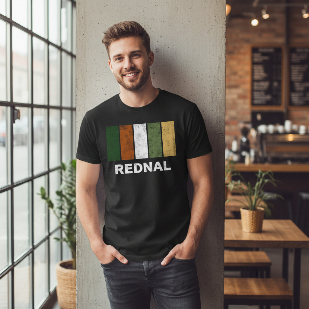 Rednal - T-Shirt - Colour Block Design