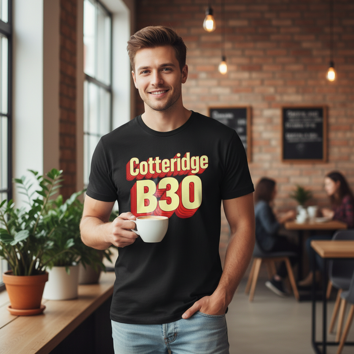 Cotteridge - T-Shirt - Bold 3D Type Design