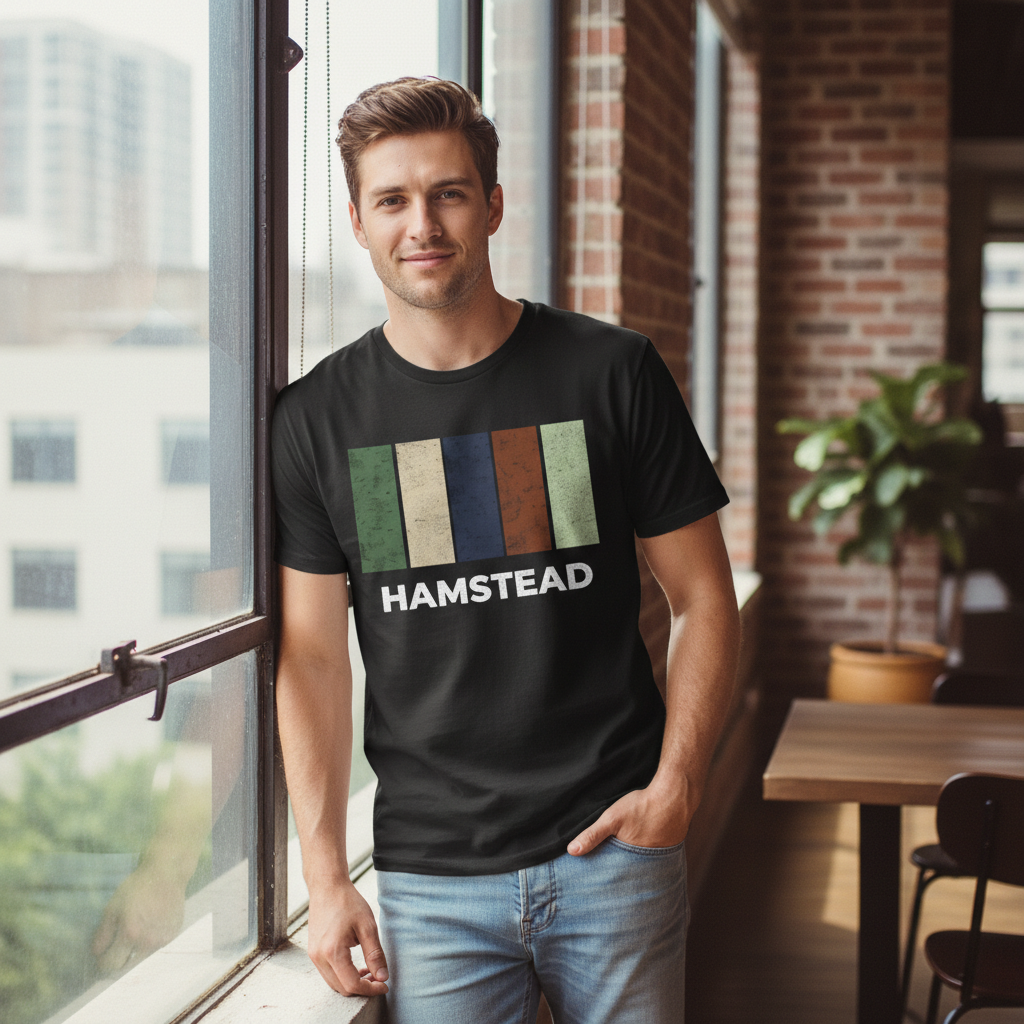 Hamstead - T-Shirt - Colour Block Design