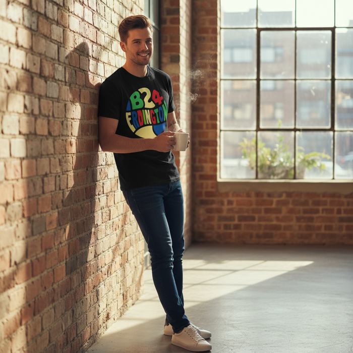 Erdington - T-Shirt - B24 Colour Burst Design