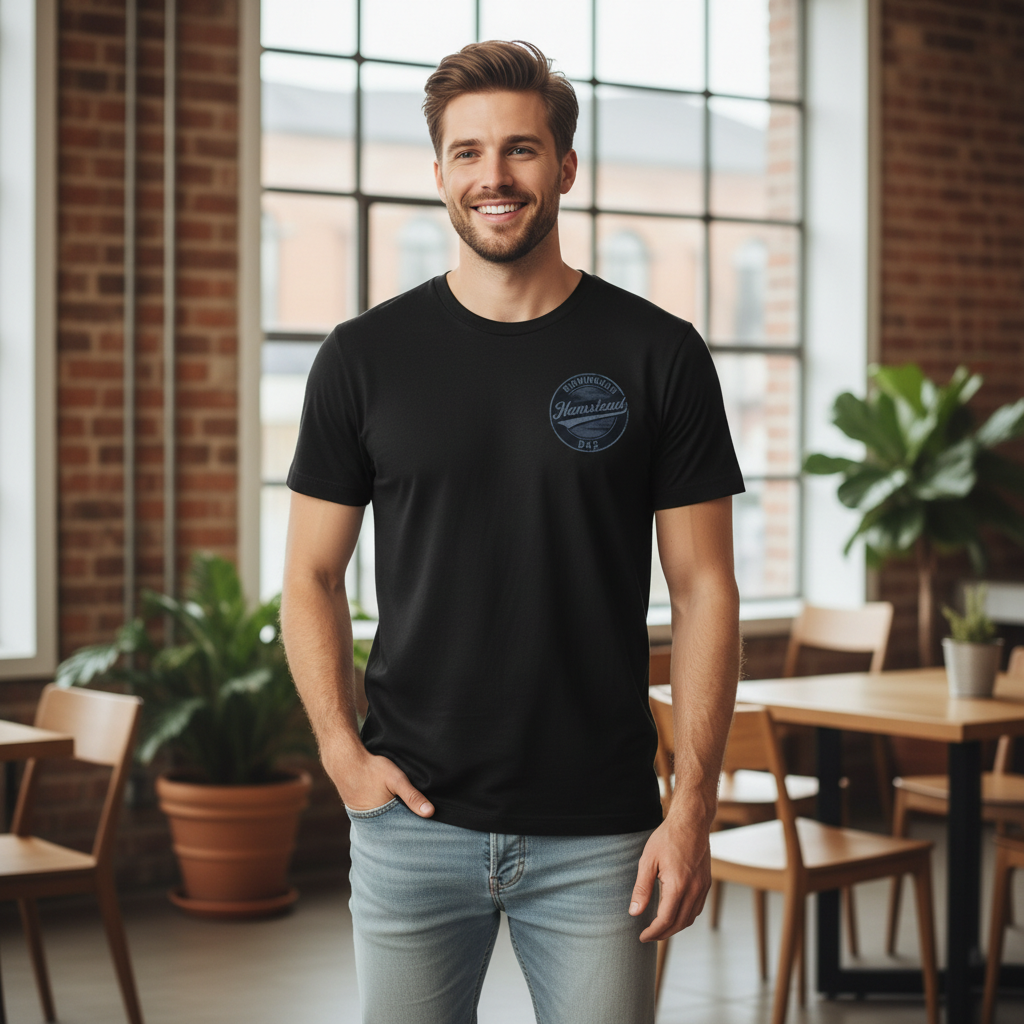 Hamstead - T-Shirt - B42 Vintage Stamp Design